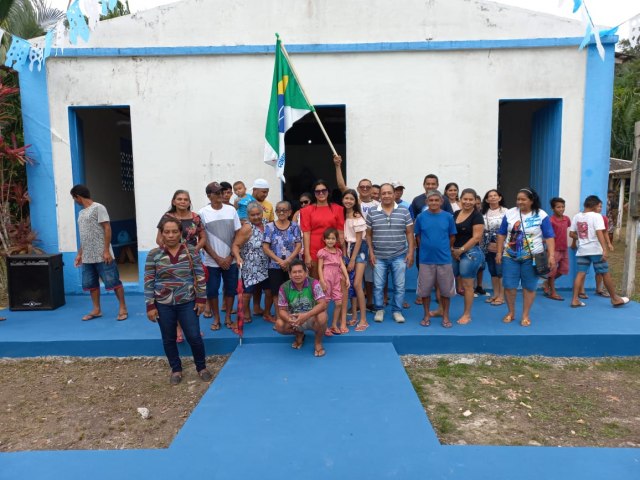 Vicentinos de Borba, voltam a fazer a recepção da Imagem de Santo Antônio na comunidade do Acara