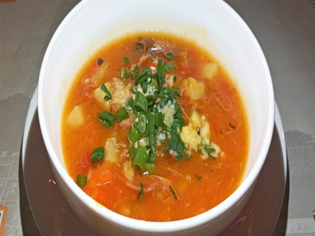 Sopa de Carne Louca com Nhoque  destaque no Festival de Sopas Ceagesp