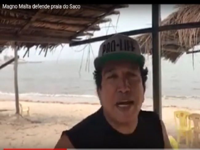 Ex senador defende a Praia do Saco e faz apelo ao Ministrio Pblico