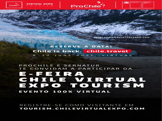 CHILE REALIZA FEIRA DE TURISMO VIRTUAL COM MAIS DE 200 EXPOSITORES