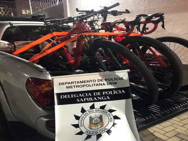 Polcia Civil prende indivduo por roubos de bicicletas que ultrapassam o valor de R$100.000,00 
