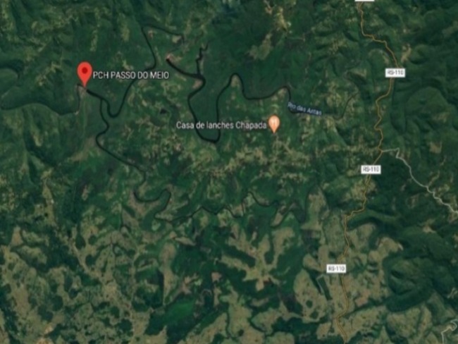 Defesa Civil emite alerta em razo da deteco de percolao no corpo da barragem Passo do Meio, em So Francisco de Paula 