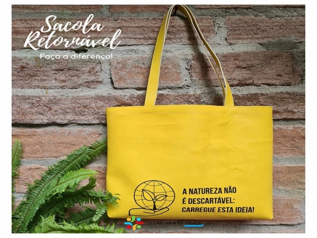 Igrejinha realiza campanha para uso de sacolas retornáveis