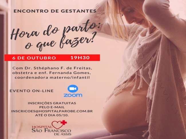 Hospital São Francisco de Assis promove encontro de gestantes