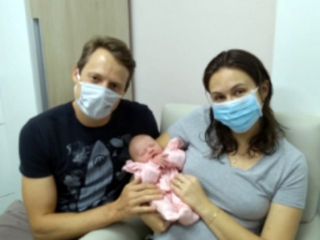 Gabriela  o primeiro beb do Hospital de Igrejinha em 2021