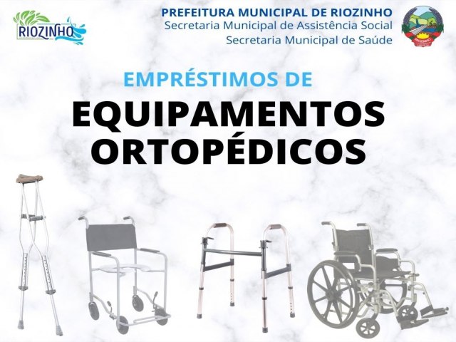 Prefeitura de Riozinho passa a disponibilizar equipamentos ortopédicos 