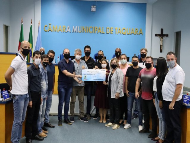 Cmara de Taquara devolve R$ 150 mil para a Prefeitura 