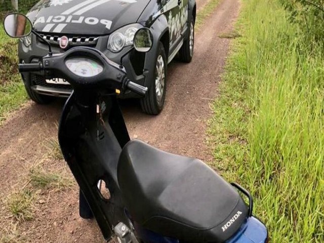 Motocicleta furtada em Rolante  recuperada em Taquara 