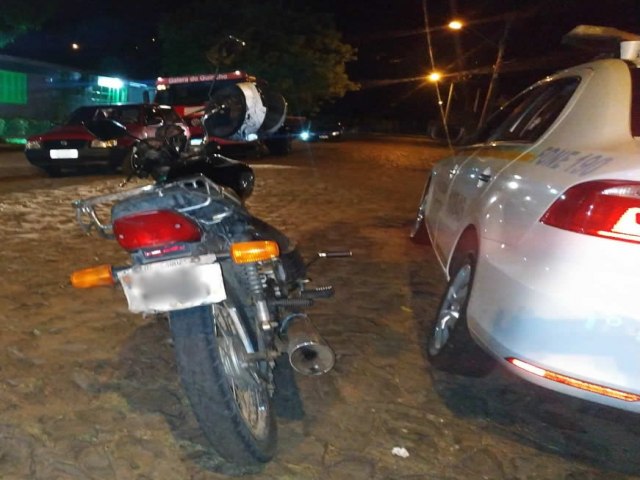 BM de Igrejinha prende homem com moto clonada 