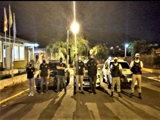 Operao de fiscalizao rene Prefeitura, Polcia Militar e Polcia Civil para evitar aglomeraes em Parob 