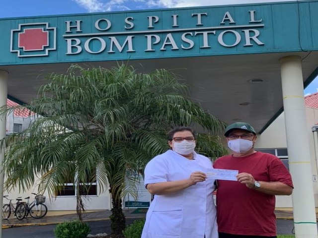 Sindicato das Indstrias de Calado de Igrejinha realiza doao ao Hospital Bom Pastor 