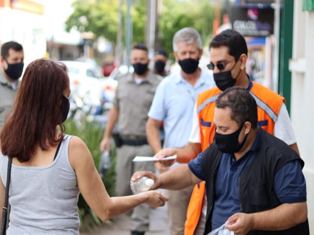 Uso de máscara em ruas de Taquara é obrigatório e descumprimento gera multa