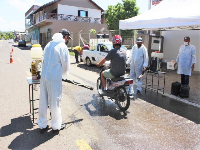 Prefeitura de Parobé instala barreiras sanitárias em vários pontos do município 