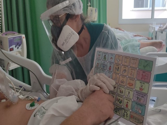 Hospital de Igrejinha utiliza imagens para comunicação com os pacientes