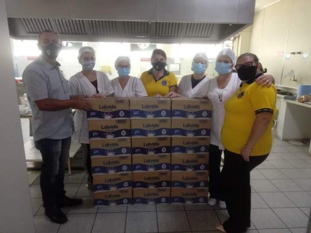 Hospital de Parob recebe doao de 216 litros de leite