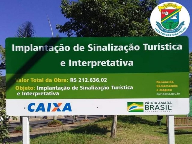 Prefeitura de Três Coroas iniciou obras de sinalização turística
