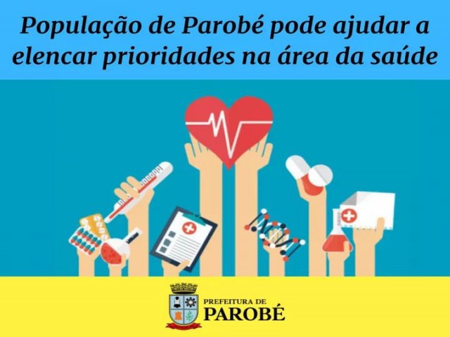 População de Parobé pode ajudar a elencar prioridades na área da saúde