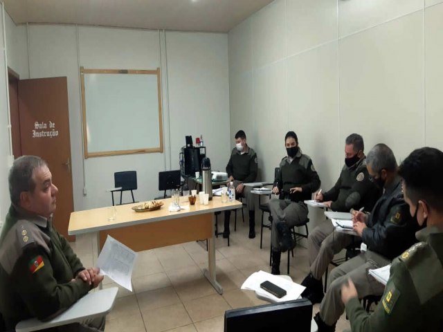 1 Batalho de Policiamento em reas Tursticas realiza reunio estratgica em Igrejinha 