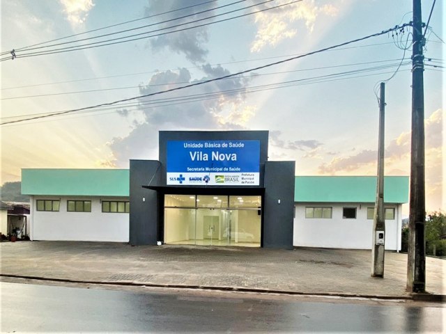 UBS Vila Nova ser entregue a comunidade na quarta-feira