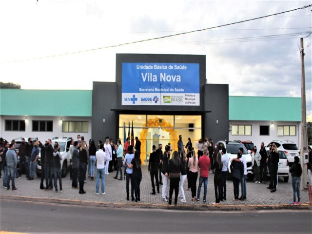 Inaugurada a UBS Vila Nova em Parob 