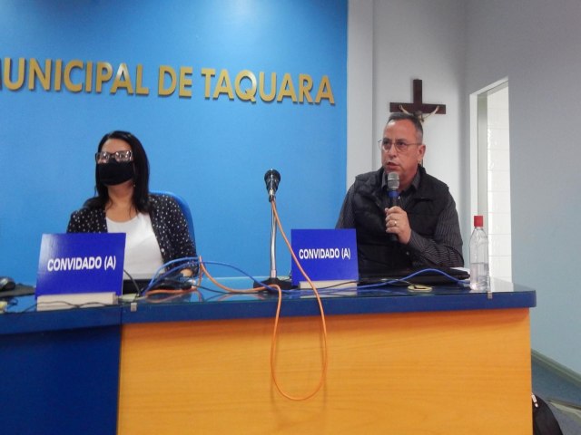 Câmara de Taquara realiza reunião sobre a Escola Cívico-Militar