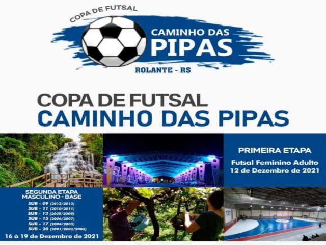 Rolante realiza Copa de Futsal Caminho das Pipas