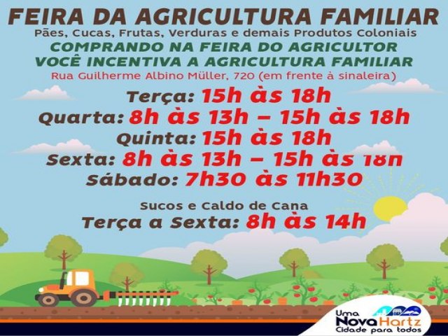 Feira da Agricultura Familiar de Nova Hartz ocorre cinco dias por semana