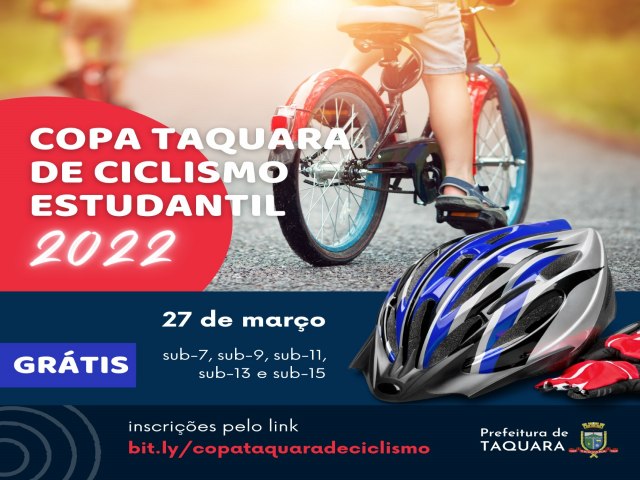 Diretoria de Esportes se mobiliza para a Copa Taquara de Ciclismo Estudantil