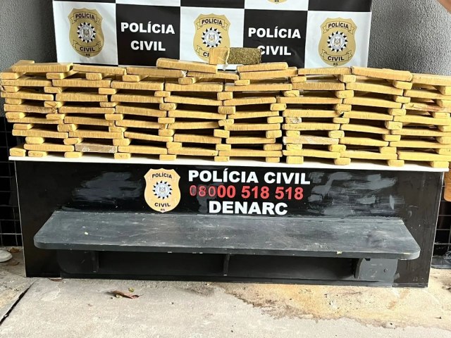 Polícia Civil/Denarc apreende grande quantidade de drogas 