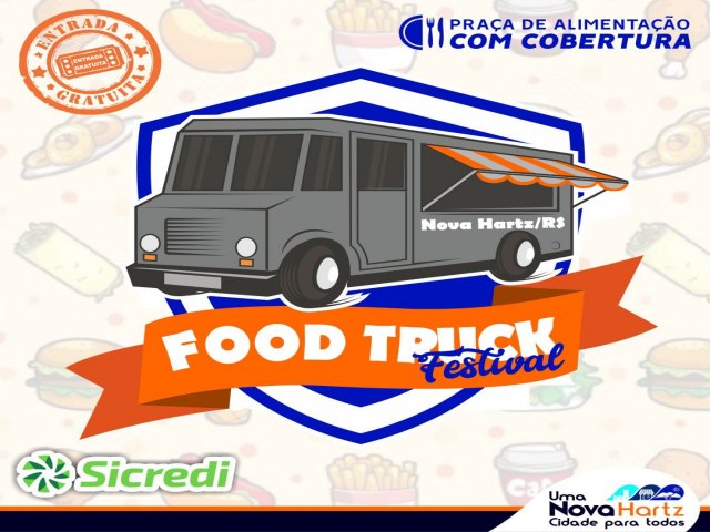 1° Food Truck Festival de Nova Hartz começa nesta sexta-feira