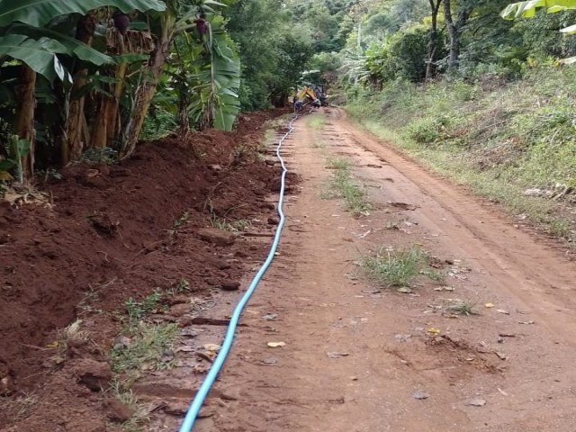 Iniciada obras de instalação de rede de água na localidade de Paredão em Riozinho