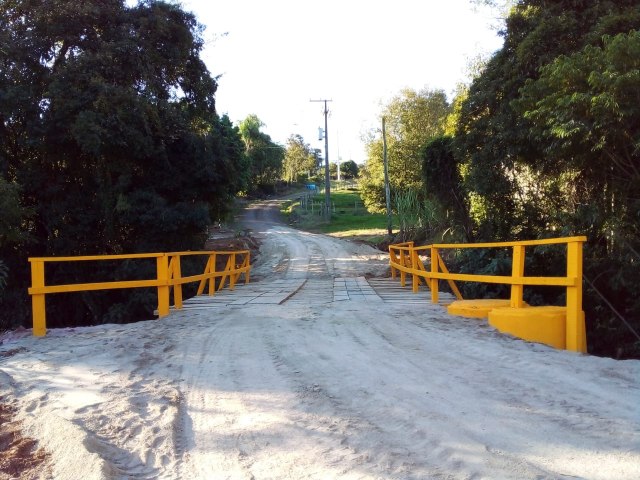 Ponte dos Henck no interior de Taquara passou por reforma e já está liberada ao trânsito
