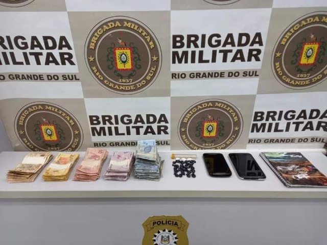 Brigada Militar prende indivíduo por tráfico de drogas