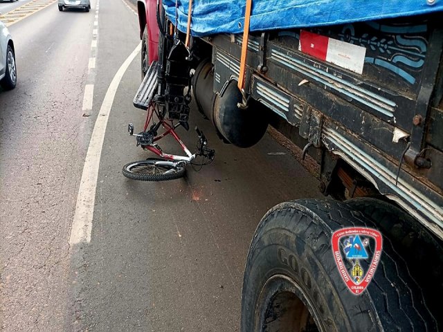 Acidente deixa ciclista ferido em Igrejinha 