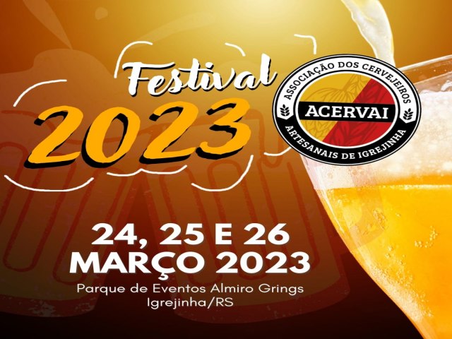 Festival de Cerveja Artesanal de Igrejinha est confirmado para maro de 2023