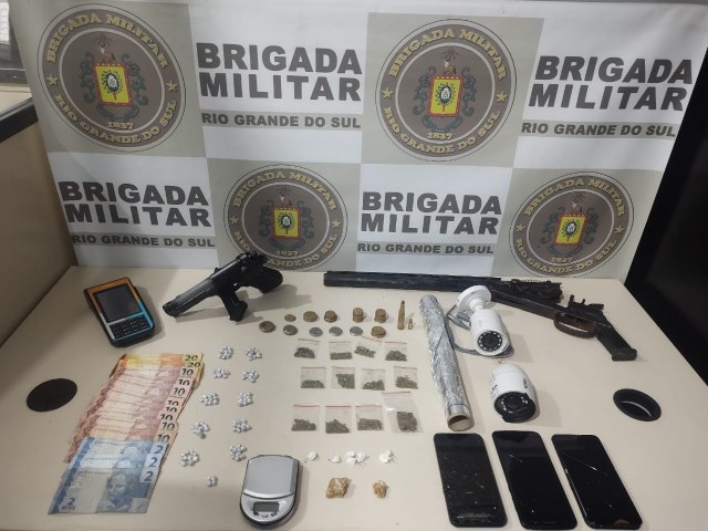 Brigada Militar faz priso por trfico de drogas