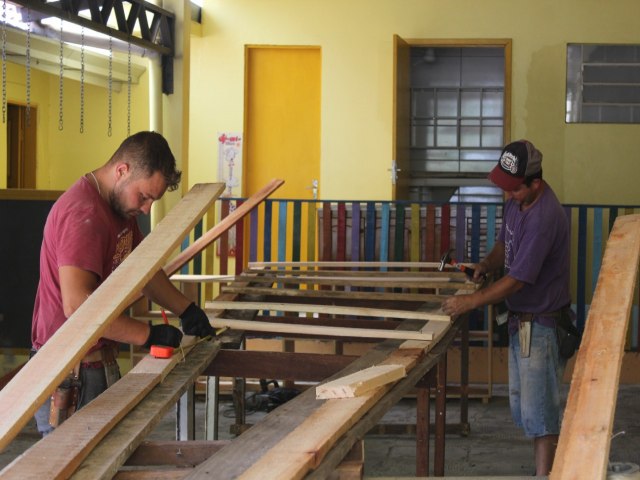 Iniciada obras de melhorias na EMEI Arco ris em Igrejinha 
