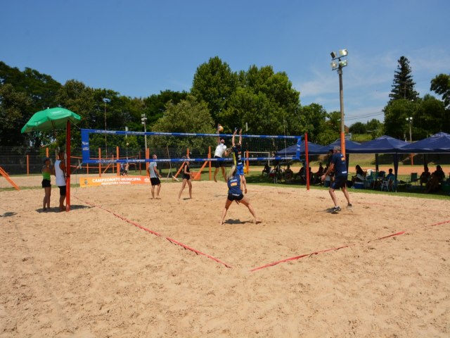 Diretoria de Esportes de Taquara abre inscries para torneio de vlei de praia