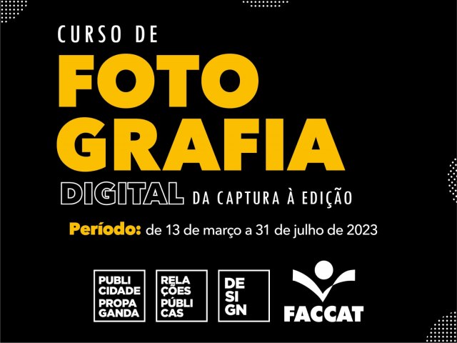 Faccat promove curso de fotografia