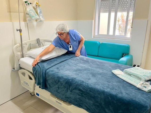 Hospital de Igrejinha recebe doao de cobertores