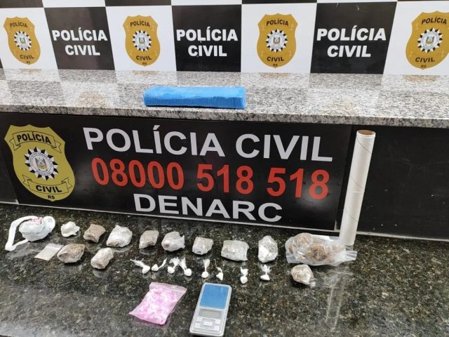 Tele Entrega de drogas  desarticulada pela Polcia Civil 
