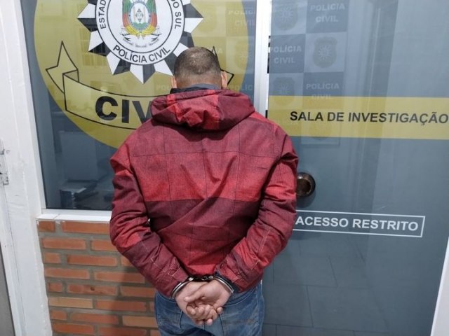 Polcia Civil cumpre mandado de priso preventiva de homem condenado por estupro de adolescente