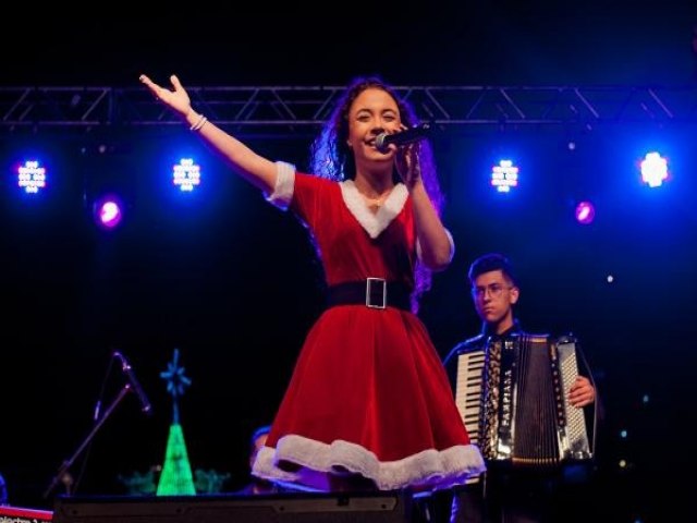 Show de Luiza Barbosa abrir a programao do Natal Mgico de Taquara