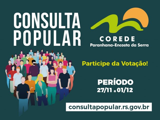 Consulta Popular 2023 segue at sexta-feira 