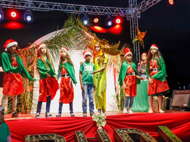 Natal Mgico de Taquara encanta os moradores da localidade de Paredo Baixo