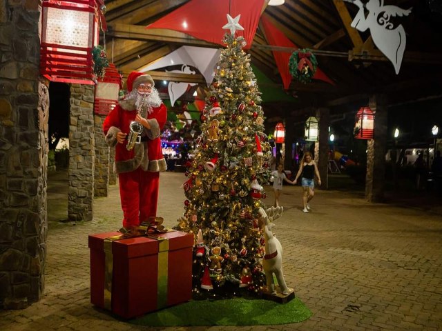 Decorao do Natal na Cidade Verde de Trs Coroas encantou a comunidade 