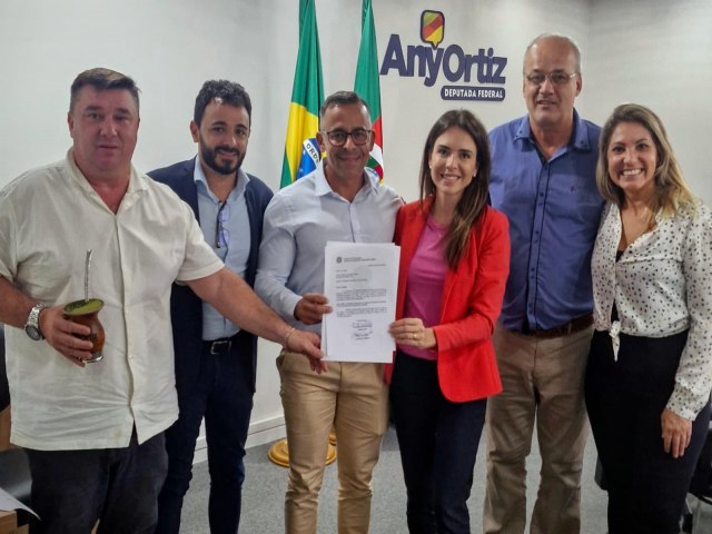 Rolante recebe emenda parlamentar de R$ 200 mil da Deputada Federal Any Ortiz