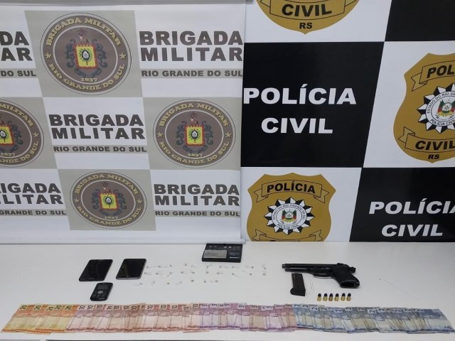 Brigada Militar e Polcia Civil prendem integrantes de organizao criminosa durante Operao Integrada 