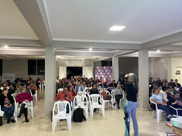 Professores do Ensino Fundamental Parob participam de formao