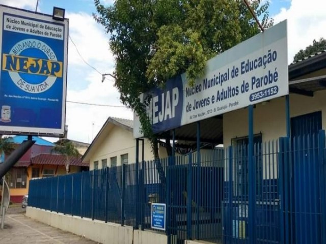 NEJAP de Parob divulga data de inscrio para as provas do Ensino Fundamental e Mdio